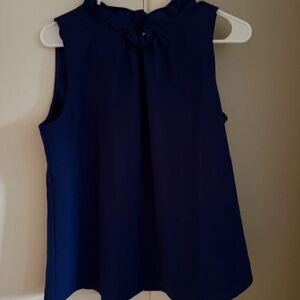 J. Crew Tops | J. Crew Ruffle Neck Shirt Blouse